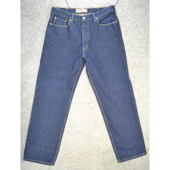 LEVI'S 550 Relaxed Fit Straight Leg Jeans Men's 38x32 Cotton‎ Denim Blue Classic - Picture 1 of 16